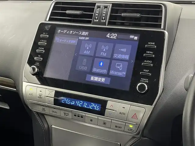トヨタ ランドクルーザー プラド TX Lパッケージ 埼玉県 2024(令6)年 3.8万km ホワイトパールクリスタルシャイン ＴＲＤエアロ　サンルーフ　純正ディスプレイオーディオ　パノラミックビューモニター　ＢＳＭ　黒レザー　ビルトインＥＴＣ２．０　前後ドライブレコーダー　レーダークルーズ　オートハイビーム　ＬＥＤライト