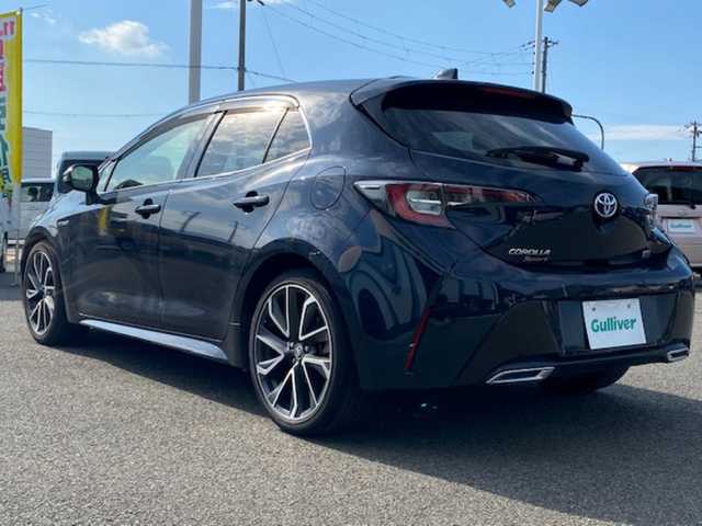 トヨタ カローラ スポーツ ハイブリッドG Z 兵庫県 2018(平30)年 10.8万km ブラッキッシュアゲハガラスフレーク 純正ナビ（AM/FM/BT)/・フルセグTV/ブラインドスポットモニター/追従付きクルーズコントロール/レーンアシスト/オートライト/ヘッドライトレベライザー/横滑り防止/ステアリングスイッチ/ビルトインETC/EVモード/ECOモード/ドライブレコーダー/純正マット/SOS