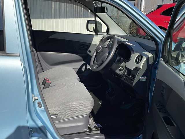 スズキ ワゴンＲ FA 長野県 2015(平27)年 6.1万km ライトブルー ４WD/純正CD/シートヒーター/純正フロアマット/キーレス/保証書・取説