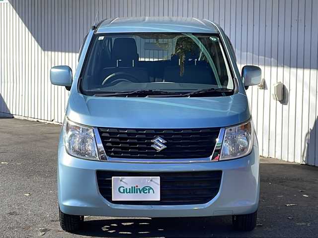 スズキ ワゴンＲ FA 長野県 2015(平27)年 6.1万km ライトブルー ４WD/純正CD/シートヒーター/純正フロアマット/キーレス/保証書・取説