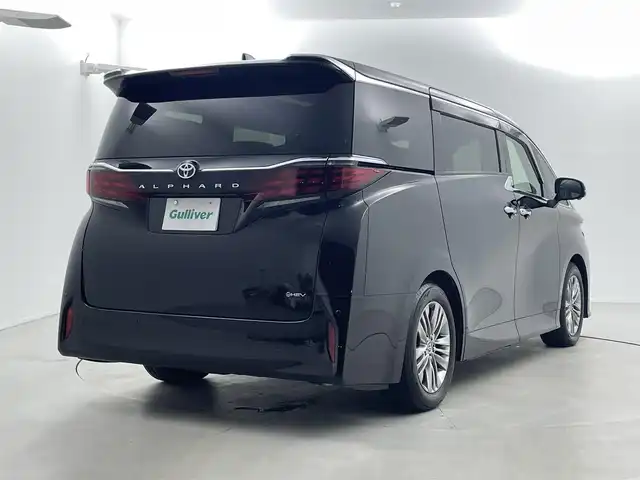 トヨタ アルファードハイブリット Z 福井県 2025(令7)年 0.6万km ブラック 純正メモリナビ機能付きディスプレイオーディオ /JBLオプションプレミアムサウンド /純正フリップダウンモニター /両側電動サイドステップ /ツインムーンルーフ/スペアキー/シートヒーター＆ベンチレーション /電動シート/純正アルミホイール/純正ETC2.0/電動リアゲート