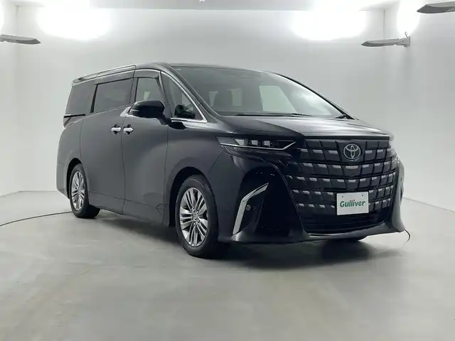 トヨタ アルファードハイブリット Z 福井県 2025(令7)年 0.6万km ブラック 純正メモリナビ機能付きディスプレイオーディオ /JBLオプションプレミアムサウンド /純正フリップダウンモニター /両側電動サイドステップ /ツインムーンルーフ/スペアキー/シートヒーター＆ベンチレーション /電動シート/純正アルミホイール/純正ETC2.0/電動リアゲート