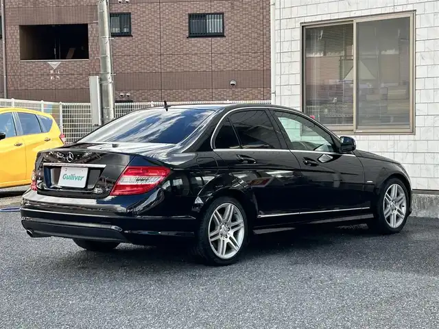 メルセデス・ベンツ Ｃ２００ コンプレッサー AVGスポーツLTD 福岡県 2009(平21)年 9.2万km オブシディアンブラック 純正HDDナビ/　(AM/FM/CD/DVD)/バックカメラ/クルーズコントロール/横滑り防止/ドライブモードスイッチ/純正17インチアルミホイール/ETC/黒レザーシート/革巻きステアリング/パドルシフト/パワーシート(D)/シートヒーター(D/N)/純正フロアマット/純正ラゲッジマット/スペアキー×1/スペアタイヤ/保証書/取扱説明書
