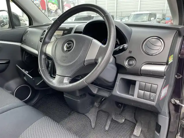 マツダ ＡＺ ワゴン カスタムスタイル XS 滋賀県 2011(平23)年 8.7万km ミステリアスバイオレットパール カーオーディオ【CD/AM/FM】/オートエアコン/プッシュスタート/スマートキー/パワステ/パワーウィンドウ/電動格納ミラー/HIDヘッドライト/純正14インチAW/フロアマット
