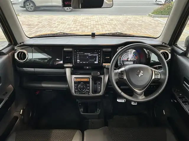 スズキ ハスラー Jスタイル Ⅱ ターボ 福岡県 2016(平28)年 0.8万km アクティブイエロー/ブラック2トーンルーフ ・ワンオーナー/・純正メモリナビ/・フルセグテレビ（走行中視聴可能）/・DVD再生機能/・Bluetooth接続/・全方位カメラ/・ビルトインETC/・ドライブレコーダー（前後）/・スペアキーあり/・前席シートヒーター/・USB入力端子/・純正15インチAW/・レーダーブレーキサポート/・車線逸脱警報