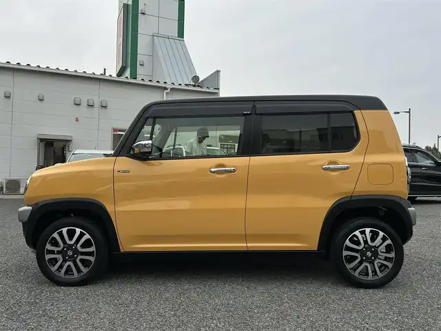 スズキ ハスラー Jスタイル Ⅱ ターボ 福岡県 2016(平28)年 0.8万km アクティブイエロー/ブラック2トーンルーフ ・ワンオーナー/・純正メモリナビ/・フルセグテレビ（走行中視聴可能）/・DVD再生機能/・Bluetooth接続/・全方位カメラ/・ビルトインETC/・ドライブレコーダー（前後）/・スペアキーあり/・前席シートヒーター/・USB入力端子/・純正15インチAW/・レーダーブレーキサポート/・車線逸脱警報