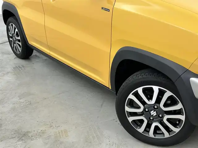 スズキ ハスラー Jスタイル Ⅱ ターボ 福岡県 2016(平28)年 0.8万km アクティブイエロー/ブラック2トーンルーフ 純正ナビ（フルセグＴＶ）　/全方位カメラ　/ビルトインＥＴＣ　/前後ドライブレコーダー　/クルーズコントロール　/衝突軽減ブレーキ　/レーンキープ　/パドルシフト　/ハーフレザー　/シートヒーター　/純正１５インチＡＷ