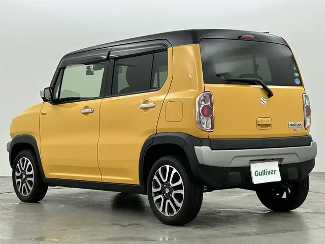 スズキ ハスラー Jスタイル Ⅱ ターボ 福岡県 2016(平28)年 0.8万km アクティブイエロー/ブラック2トーンルーフ 純正ナビ（フルセグＴＶ）　/全方位カメラ　/ビルトインＥＴＣ　/前後ドライブレコーダー　/クルーズコントロール　/衝突軽減ブレーキ　/レーンキープ　/パドルシフト　/ハーフレザー　/シートヒーター　/純正１５インチＡＷ