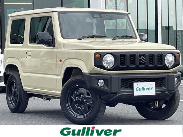 スズキ ジムニー XL 島根県 2022(令4)年 4.1万km シフォンアイボリーM 4WD/衝突軽減ブレーキ/レーンキープアシスト/純正ディスプレイオーディオ/(AM/FM/CD/USB/Bluetooth)/バックカメラ/ドライブレコーダー/ビルトインETC/D/N席シートヒーター/スマートキー/スペアキー×1/フォグランプ/オートライト/取扱説明書/保証書