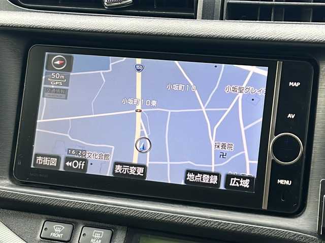 トヨタ アクア S 愛知県 2013(平25)年 11.2万km ブラックマイカ /禁煙車//モデリスタエアロ//純正HDDナビ・フルセグTV//バックカメラ//ETC//電動格納ミラーウインカー//スマートキー//プッシュスタート//ステアスイッチ//ドライブレコーダー//ドアバイザー//純正１５インチアルミ//純正フロアマット//新車保証書/取扱説明書//スペアキー