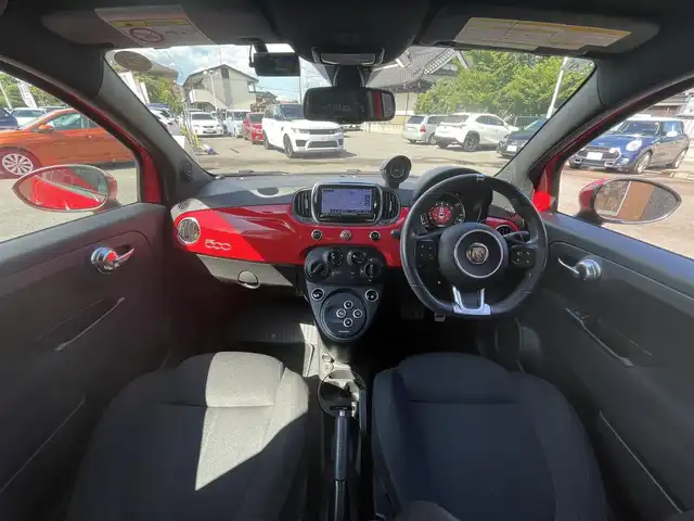 アバルト ５９５ 栃木県 2019(令1)年 5.3万km 赤 ナビ　MDV-S707/フルセグTV/バックカメラ/ETC/キセノンライト /ドライブレコーダー