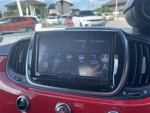 アバルト ５９５ 栃木県 2019(令1)年 5.3万km 赤 ナビ　MDV-S707/フルセグTV/バックカメラ/ETC/キセノンライト /ドライブレコーダー