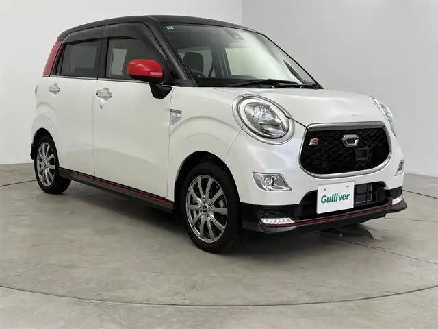 ダイハツ キャスト スポーツ SAⅡ 愛知県 2015(平27)年 1.2万km パールホワイトⅢ 純正ナビ/バックカメラ/ワンセグTV/スマートアシスト/衝突被害軽減システム/横滑り防止装置/オートライト/LEDヘッドライト/フォグランプ/ドライブレコーダー/ETC/社外AW/純正フロアマット/パドルシフト/カーボン調ルーフ/プッシュスタート/スマートキー/スペアキー