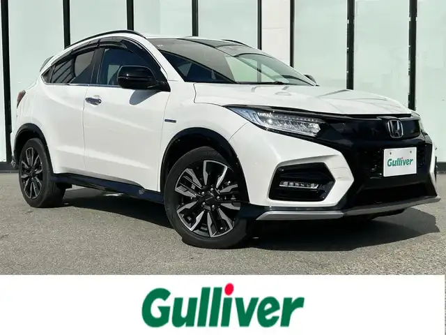 ホンダ ヴェゼル ハイブリッド モデューロ X ホンダセンシング 大阪府 2019(令1)年 3.6万km プラチナホワイトパール ホンダセンシング　/純正メモリーナビ /　CD/DVD/HDMI/USB/MSV /バックカメラ　/パドルシフト　/追従型クルーズコントロール　/シートヒーター　/ビルトインETC　/LEDヘッドライト　/純正マット/プッシュスタート