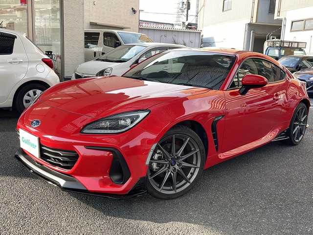 スバル ＢＲＺ S 大阪府 2021(令3)年 0.3万km 赤 ワンオーナー/フルセグテレビ/純正ナビ/バックカメラ/スマートキー/プッシュスタート/クルーズコントロール/ETC/STIエアロ/シートヒーター/保証書/取扱説明書