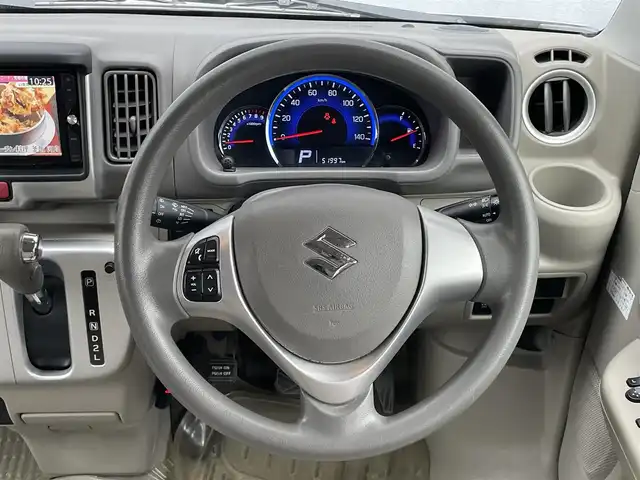 スズキ エブリィ ワゴン PZターボ 千葉県 2015(平27)年 5.2万km シルキーシルバーメタリック クラリオンナビ　/【型式：NX614W】/Ｂｌｕｅｔｏｏｔｈ/フルセグＴＶ/ＣＤ/ＤＶＤ　/ラジオ/SD/片側パワースライドドア　/ＥＴＣ　/キセノンヘッドライト　/オートライト　/衝突被害軽減ブレーキ　/ダブルエアバック　/純正フロアマット　/スマートキー