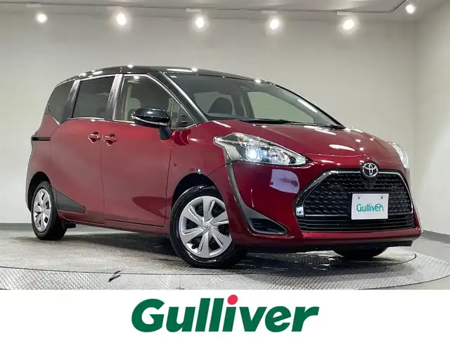 トヨタ シエンタ G 愛知県 2020(令2)年 2.8万km ブラックマイカ/センシュアルレッドマイカ 純正ナビ　/(Bluetooth/AM/FM/CD・DVD再生/フルセグTV/SD)/トヨタセーフティセンス　/　　-衝突軽減ブレーキ/　　-レーンキープアシスト　/　　-オートマチックハイビーム/両側パワースライドドア/ビルトインＥＴＣ　/バックカメラ　/ＵＳＢ/HDMI接続　/純正フロアマット　/ＬＥＤヘッドライト/クリアランスソナー/アイドリングストップ/プッシュスタート/　　-スマートキー