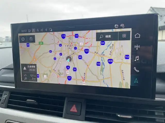 アウディ Ａ４ アバント 45TSFIクワトロアドバンスド 栃木県 2021(令3)年 4万km 紺 ブラックスタイリングパッケージ/├ブラックドアミラー/├ブラックドアモール/└ブラックルーフレール/ラグジュアリーパッケージ/├白革シート/├運転席メモリー機能/└マルチカラーアンビエントライティング/コンフォートパッケージ/├マトリクスLEDヘッドライト/├パークアシスト/├サラウンドビューカメラ/├ワイヤレスチャージング/└USB電源後席/シートヒーター後席+ステアヒーター/パノラマサンルーフ/Bang&Olufen/アドバンストキー/パーキングエイド/MMIナビ/パワーバックドア/パワーシート/全席シートヒーター/バーチャルコックピットプラス/3ZONEエアコン/ACC/アクティブレーンアシスト/サイドアシスト