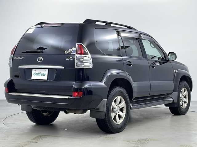 トヨタ ランドクルーザー プラド TX－LTD 60thスペシャル 道央・札幌 2007(平19)年 11.8万km ブラック ・4WD/・社外ナビ＆ＢＴ＆ＣＤ＆ＤＶＤ＆ＵＳＢ＆ＴＶ/・サンルーフ/・本革シート/・寒冷地仕様/・サンルーフバイザー/・本革巻ステアリング/・社外ヘッドライト/・ＬＥＤフォグ/・オートライト/・ETC/・電格ミラー/・社外AW付夏タイヤ積載