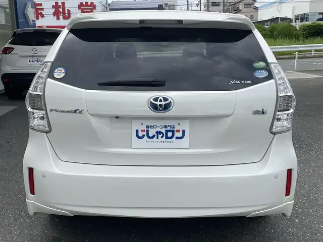 トヨタ プリウス α S ツーリングセレクション 愛知県 2013(平25)年 9.7万km ホワイトパールクリスタルシャイン (株)IDOMが運営する【じしゃロン豊川店】の自社ローン専用車両になります。こちらは現金またはオートローンご利用時の価格です。自社ローンご希望の方は別途その旨お申付け下さい/純正ナビ/（フルセグTV・Bluetooth・FM・AM）/バックカメラ/純正ビルトインETC/ヘッドライトウォッシャー/ドライブレコーダー/プッシュスタート/純正フロアマット/スペアスマートキー1本/保証書/取扱説明書