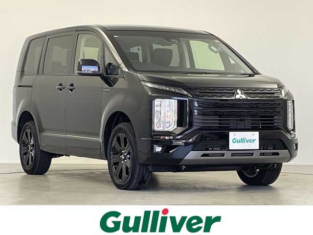 三菱 デリカＤ：５ シャモニー 岐阜県 2025(令7)年 0.1千km アメジストブラック 登録済み未使用車/衝突軽減ブレーキ/レーンキープアシスト/レーダークルーズコントロール/コーナーセンサー/ブラインドスポットモニター/全方位カメラ/両側パワースライドドア/ハーフレザーシート/シートヒーター/パワーシート/ステアリングヒーター/パワーバックドア/LEDヘッドライト/純正アルミホイール