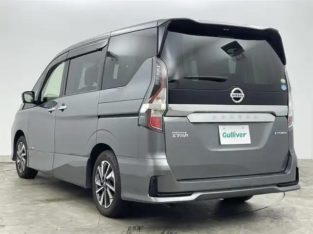 日産 セレナ e－パワー ハイウェイスター G 岡山県 2020(令2)年 3.8万km ダークメタルグレー 純正10インチSDナビ(MM512D-L)/【CD/DVD/BT/フルセグTV/USB】/純正11インチフリップダウンモニター/デジタルインナーミラー/純正ドライブレコーダー/プロパイロット/衝突軽減ブレーキ/両側パワースライドドア/全方位カメラ/LEDヘッドライト/ETC/ブラインドスポットモニター/コーナーセンサー/プッシュスタート/スマートキー/アイドリングストップ/レーンキープアシスト/純正フロアマット/純正アルミホイール/新車保証書