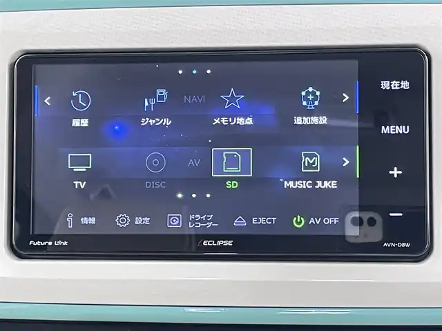 ダイハツ ムーヴ キャンバス G メイクアップ SA Ⅲ 千葉県 2018(平30)年 6.6万km パールホワイトⅢ/ファインミントメタリック 2トーン スマートアシスト/・衝突軽減ブレーキ/・レーンキープアシスト/・オートハイビーム/・横滑り防止装置/社外7インチSDナビ/CD DVD BT フルセグTV/バックカメラ/両側パワースライドドア/LEDオートライト/ドアバイザー/純正フロアマット/プッシュスタート/スマートキー/ETC