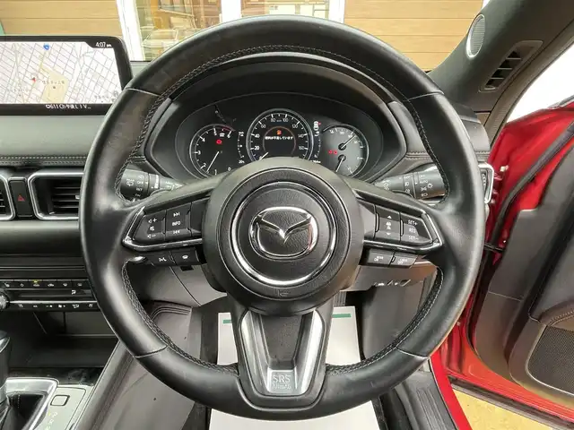 マツダ ＣＸ－５ XD エクスクルーシブモード 宮崎県 2021(令3)年 4.2万km ソウルレッドクリスタルM 4WD/純正10.25ナビ/フルセグTV/パワーバックドア/360度ビューモニター/ドライブレコーダー/後席用フリップダウンモニター/レーダークルーズコントロール/前後パーキングセンサー/衝突被害軽減ブレーキ/誤発進抑制機能/車線逸脱防止支援システム/ドライバーアテンションアラート/交通標識認識システム/ヘッドアップディスプレイ/ツインターボ/LEDヘッドランプ/革巻きステアリング/ステアリングヒーター/パドルシフト/ナッパ革シート/全席シートヒーター/前席パワーシート/ベンチレーション/BOSEサウンドシステム/純正19インチアルミホイール/スマートキー/プッシュエンジンスタート/禁煙車