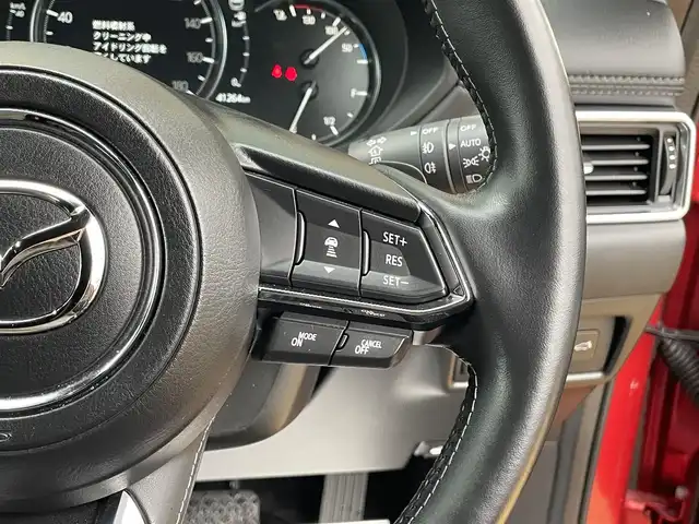 マツダ ＣＸ－５ XD エクスクルーシブモード 宮崎県 2021(令3)年 4.2万km ソウルレッドクリスタルM 4WD/純正10.25ナビ/フルセグTV/パワーバックドア/360度ビューモニター/ドライブレコーダー/後席用フリップダウンモニター/レーダークルーズコントロール/前後パーキングセンサー/衝突被害軽減ブレーキ/誤発進抑制機能/車線逸脱防止支援システム/ドライバーアテンションアラート/交通標識認識システム/ヘッドアップディスプレイ/ツインターボ/LEDヘッドランプ/革巻きステアリング/ステアリングヒーター/パドルシフト/ナッパ革シート/全席シートヒーター/前席パワーシート/ベンチレーション/BOSEサウンドシステム/純正19インチアルミホイール/スマートキー/プッシュエンジンスタート/禁煙車