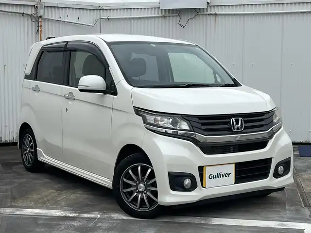 ホンダ Ｎ ＷＧＮ カスタム G 広島県 2015(平27)年 7.3万km プラチナホワイトパール ○走行距離：72246km（入庫時）/純正ナビ/・Bluetooth/・地デジTV/・CD/DVD/オートライト/バックカメラ/ETC