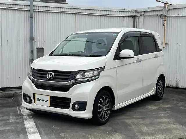 ホンダ Ｎ ＷＧＮ カスタム G 広島県 2015(平27)年 7.3万km プラチナホワイトパール ○走行距離：72246km（入庫時）/純正ナビ/・Bluetooth/・地デジTV/・CD/DVD/オートライト/バックカメラ/ETC