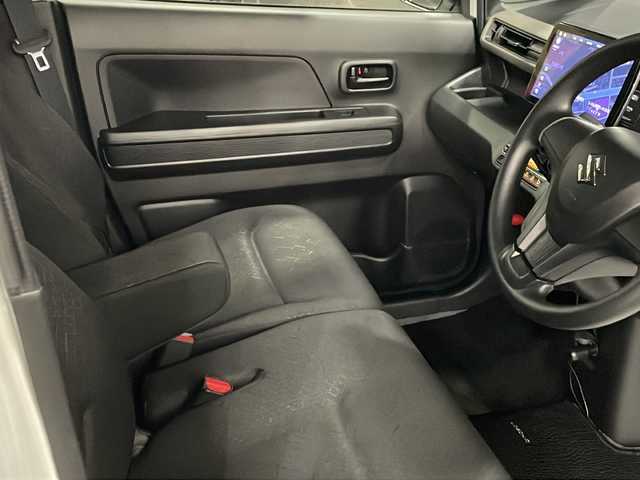 スズキ ワゴンＲ FA 福島県 2023(令5)年 0.7万km ピュアホワイトP 社外メモリナビ（ＣＤ／ＤＶＤ／ＢＴ／フルセグＴＶ／ＳＤ／ＡＭ／ＦＭ）バックカメラ　プッシュスタート　前後ドライブレコーダー　ビルトインＥＴＣ　シートヒーターＤ席　純正フロアマット　オートライト　保証書