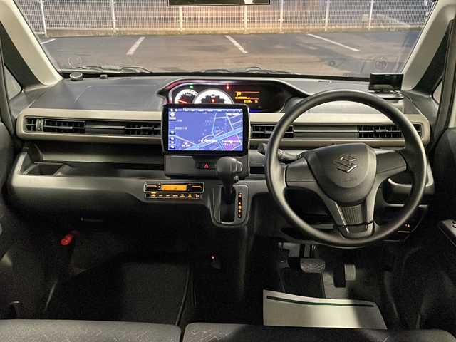 スズキ ワゴンＲ FX 福島県 2023(令5)年 0.7万km ピュアホワイトP 社外９インチナビ　衝突軽減　フルセグＴＶ　バックカメラ　クリアランスソナー　プッシュスタート　前後ドライブレコーダー　ビルトインＥＴＣ　シートヒーター　純正フロアマット　オートライト　保証書