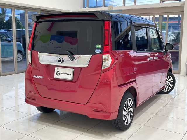 トヨタ ルーミー カスタムG S 埼玉県 2018(平30)年 6.4万km ブラックマイカ/マゼンダベリーメタリック スマートアシスト/純正ナビ/　　CD/BT/フルセグ/バックカメラ/両側電動スライドドア/クルーズコントロール/LEDヘッドライト/シートヒーター/純正14インチアルミホイール/ETC/スマートキー×2/禁煙車/　　