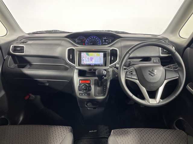 スズキ ソリオ HV MZ 神奈川県 2017(平29)年 5.7万km ピュアホワイトP 社外7インチHDDナビ（AVIC-HRZ900）/両側パワースライドドア/横滑り防止装置/アイドリングストップ/LEDヘッドライト/フォグランプ/オートライト/ウィンカーミラー/電動格納ミラー/純正15インチAW/プッシュスタート/スマートキー/フロアマット