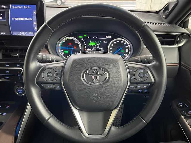 トヨタ ハリアー ハイブリッド Z 青森県 2021(令3)年 3.8万km ホワイトパールクリスタルシャイン ワンオーナー/12.3インチ純正ナビ（BlueTooth）/トヨタセーフティセンス/インテリジェントクリアランスソナー/JBLサウンドシステム/デジタルインナーミラー/MODELISTAエアロ/寒冷地仕様/ハーフレザーシート/19インチ純正アルミホイール/ドライブレコーダー/パワーバックドア/保証書/取扱説明書/ナビ説明書/スペアキー