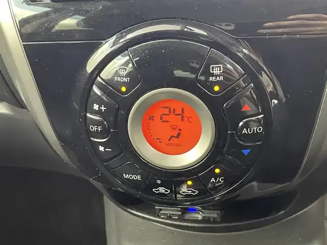 日産 ノート X DIG－S 埼玉県 2013(平25)年 6.7万km スーパーブラック 社外ナビゲーションAVN-V02BT/（Bluetooth/CD/DVD/AM/FM）/アイドリングストップ/ETC/スマートキー/プッシュスタート/電動格納ミラー/ECOモード