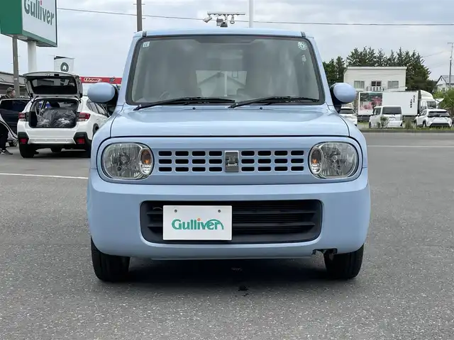 スズキ ラパン G 青森県 2013(平25)年 5.1万km エアブルーメタリック ４WD/純正オーディオ（CD/AMFM）/プッシュスタート/スマートキー/ドライブレコーダー/純正フロアマット/D席シートヒーター/純正鉄ホイール付きスタッドレス（155/65/14)