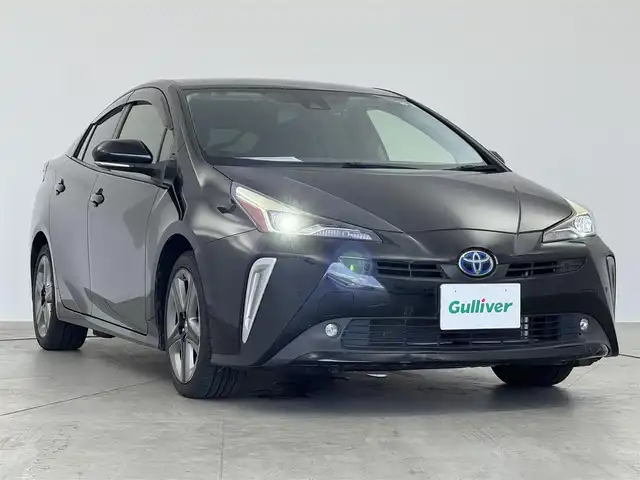 トヨタ プリウス Sツーリングセレクション 愛知県 2021(令3)年 5万km アティチュードブラックマイカ ワンオーナー　/ナビＮＳＺＴ－Ｙ６８Ｔ　/バックカメラ　/クルコン　/前席シートヒーター　/デジタルインナーミラー　/レザー調シート　/ＥＴＣ　/ドラレコ　/アルミホイール　/オートハイビーム　/保証書　/取説　/記録簿