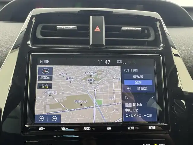 トヨタ プリウス Sツーリングセレクション 愛知県 2021(令3)年 5万km アティチュードブラックマイカ ワンオーナー　/ナビＮＳＺＴ－Ｙ６８Ｔ　/バックカメラ　/クルコン　/前席シートヒーター　/デジタルインナーミラー　/レザー調シート　/ＥＴＣ　/ドラレコ　/アルミホイール　/オートハイビーム　/保証書　/取説　/記録簿