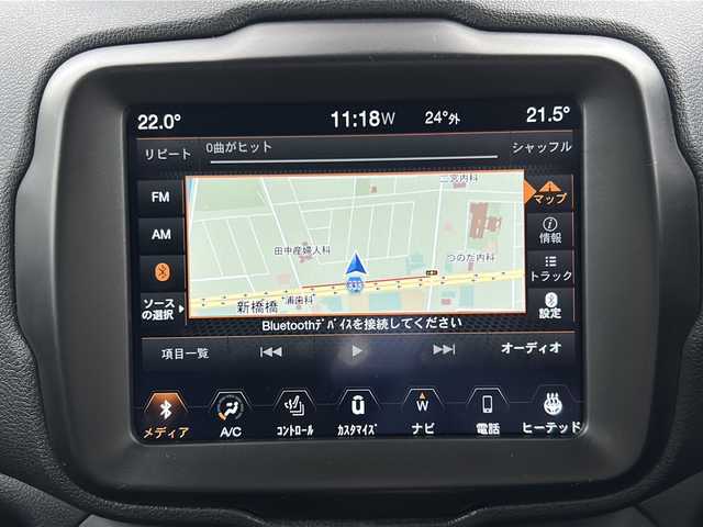 クライスラー・ジープ ジープ レネゲード リミテッド 佐賀県 2021(令3)年 3.6万km 黒 純正ナビ/Bluetooth/USB/ワンセグテレビ/バックカメラ/ワンオーナー/クルーズコントロール/前席パワーシート/アイドリングストップ/プッシュスタート/オートライト/オートエアコン/ETC/ルーフレール/横滑り防止装置/ステアリングスイッチ/ヒーテッドステアリング/スマートキー/取扱説明書/保証書/記録簿