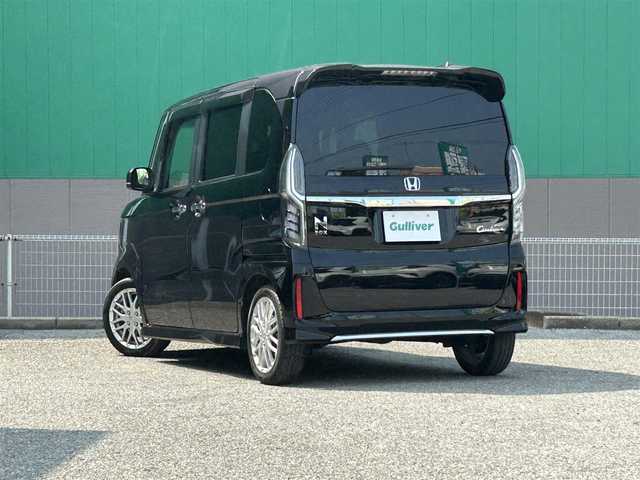 ホンダ Ｎ ＢＯＸ カスタム L ターボ 千葉県 2023(令5)年 1.2万km クリスタルブラックパール ワンオーナー/純正OP9インチナビ（LXU-237NBi）/　（BT/DVD/CD/AM/FM)/フルセグ/バックカメラ/両側パワースライド/前後ミラー型ドラレコ/ターボ車/ホンダセンシング/スペアキー/取扱説明書/保証書