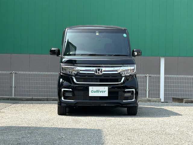 ホンダ Ｎ ＢＯＸ カスタム L ターボ 千葉県 2023(令5)年 1.2万km クリスタルブラックパール ワンオーナー/純正OP9インチナビ（LXU-237NBi）/　（BT/DVD/CD/AM/FM)/フルセグ/バックカメラ/両側パワースライド/前後ミラー型ドラレコ/ターボ車/ホンダセンシング/スペアキー/取扱説明書/保証書