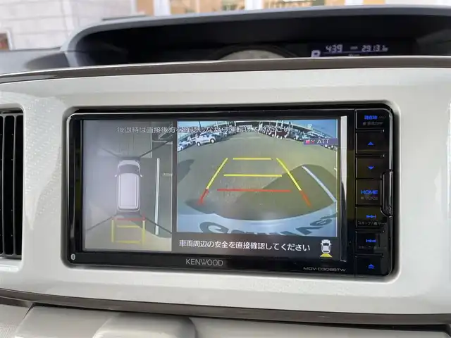 ダイハツ ムーヴ キャンバス G メイクアップ リミテッド　SAⅢ 石川県 2022(令4)年 3万km パールホワイトⅢ/ナチュラルベージュマイカメタリック 2トーン 社外メモリーナビ/CD/TV/パノラマモニター/両側パワースライド/LEDヘッドライト/ETC/レーダーブレーキ/スマートキー/プッシュスタート/電動ミラー/ベンチシート/保証書