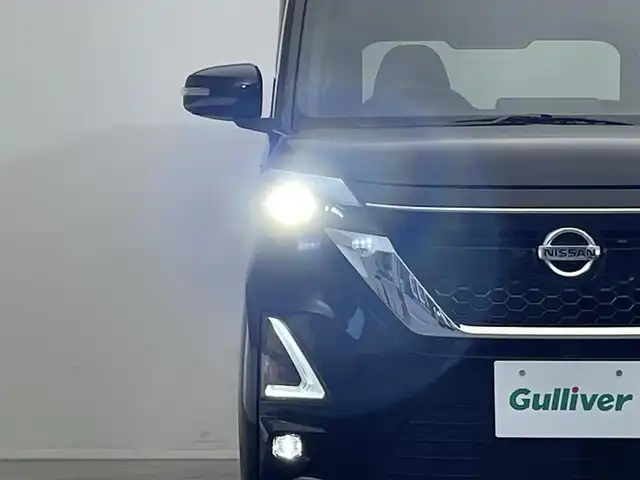 日産 ルークス HWS Gターボ プロパイロットED 滋賀県 2022(令4)年 2.7万km ブラック アラウンドビューモニター/プロパイロット/追従クルーズコントロール/コーナーセンサー/両側電動スライド/LEDヘッドライト/オートライト/スマートキー/プッシュスタート/ステアリングスイッチ