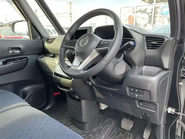 日産 ルークス HWS Gターボ プロパイロットED 滋賀県 2022(令4)年 2.7万km ブラック アラウンドビューモニター/プロパイロット/追従クルーズコントロール/コーナーセンサー/両側電動スライド/LEDヘッドライト/オートライト/スマートキー/プッシュスタート/ステアリングスイッチ