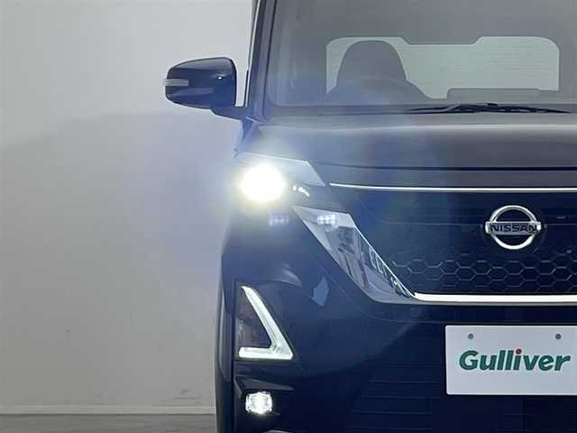 日産 ルークス HWS Gターボ プロパイロットED 神奈川県 2022(令4)年 2.7万km ブラック アラウンドビューモニター/プロパイロット/追従クルーズコントロール/コーナーセンサー/両側電動スライド/LEDヘッドライト/オートライト/スマートキー/プッシュスタート/ステアリングスイッチ