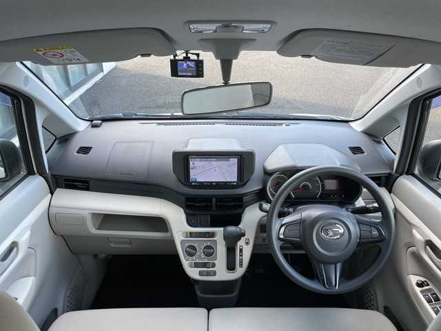 ダイハツ ムーヴ L 道央・札幌 2015(平27)年 8.2万km パールホワイトⅢ ４WD/社外SDナビ/CD/DVD/BT/ワンセグ/横滑り防止装置/バックカメラ/ETC/ドライブレコーダー/エコアイドル/PWRMODE/リモコンキー/ハロゲンヘッドライト/ヘッドライトレベライザー/電動格納ミラー/フロアマット/ドアバイザー/スペアキー/社外エンジンスターター/社外AW付夏タイヤ積込/155/65/R14/2020年/山5mm