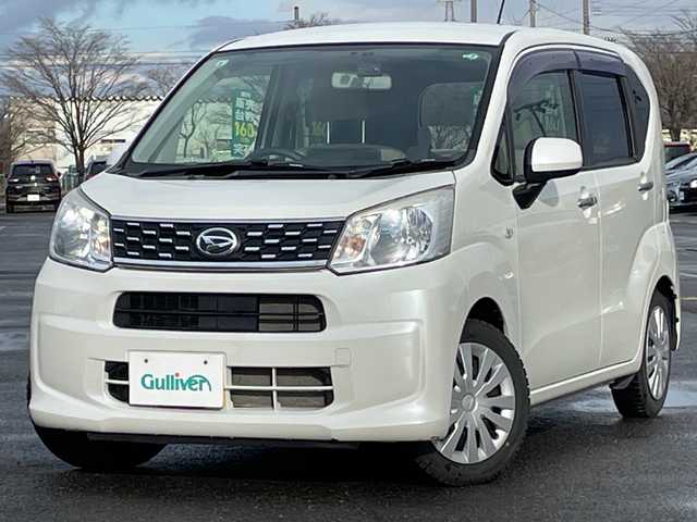 ダイハツ ムーヴ L 道央・札幌 2015(平27)年 8.2万km パールホワイトⅢ ４WD/社外SDナビ/CD/DVD/BT/ワンセグ/横滑り防止装置/バックカメラ/ETC/ドライブレコーダー/エコアイドル/PWRMODE/リモコンキー/ハロゲンヘッドライト/ヘッドライトレベライザー/電動格納ミラー/フロアマット/ドアバイザー/スペアキー/社外エンジンスターター/社外AW付夏タイヤ積込/155/65/R14/2020年/山5mm