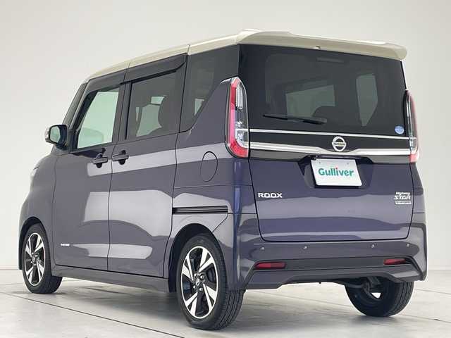 日産 ルークス HWS Gターボ プロパイロットED 愛知県 2020(令2)年 4.2万km パープル プロパイロット/純正9型ナビ　SDカードなし/全方位カメラ/両側パワースライドドア/クルーズコントロール/バックカメラ/コーナーセンサー/純正アルミホイール/LEDヘッドライト/オートライト/ドライブレコーダー/ETC/衝突軽減システム/フルセグ/CD DVD/Bluetooth/ステアリングスイッチ/スマートキー/プッシュスタート